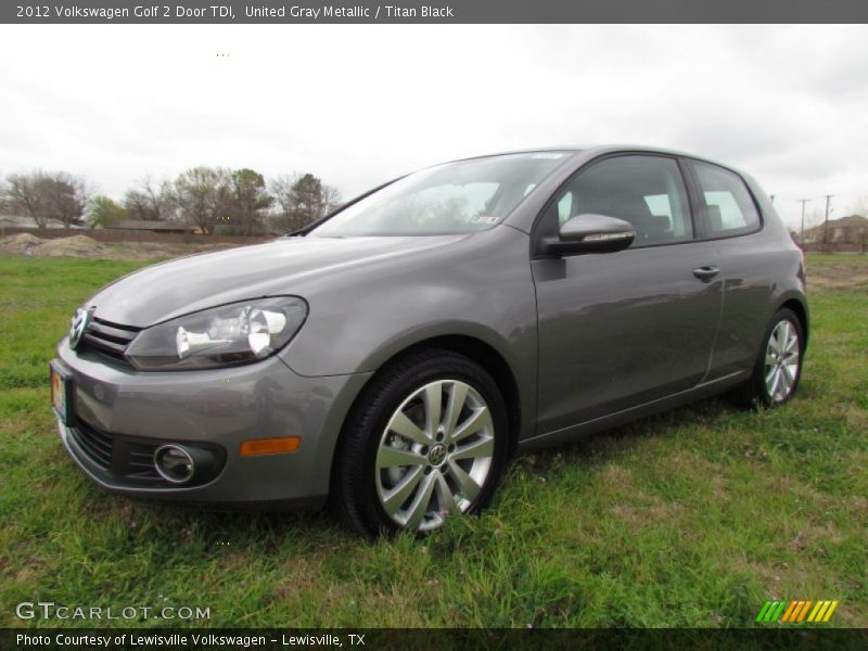 Front 3/4 View of 2012 Golf 2 Door TDI