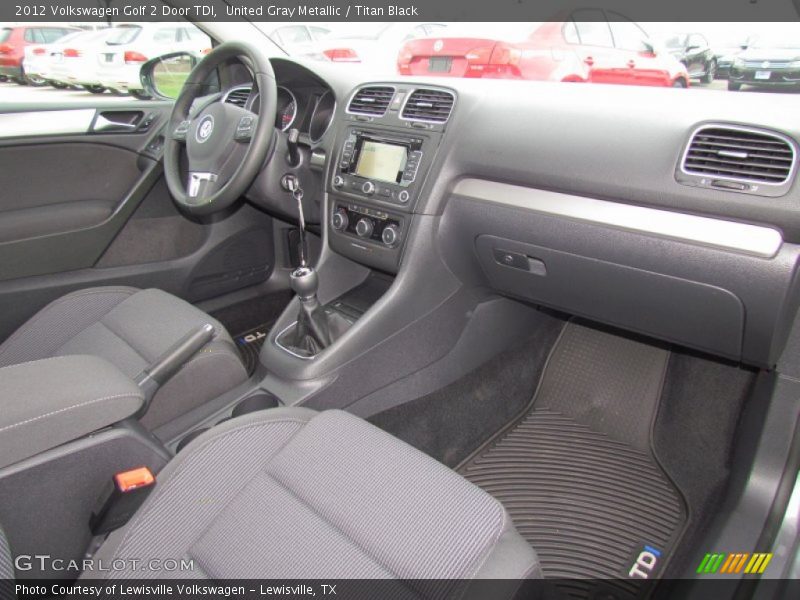 Dashboard of 2012 Golf 2 Door TDI