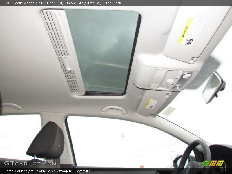 United Gray Metallic / Titan Black 2012 Volkswagen Golf 2 Door TDI
