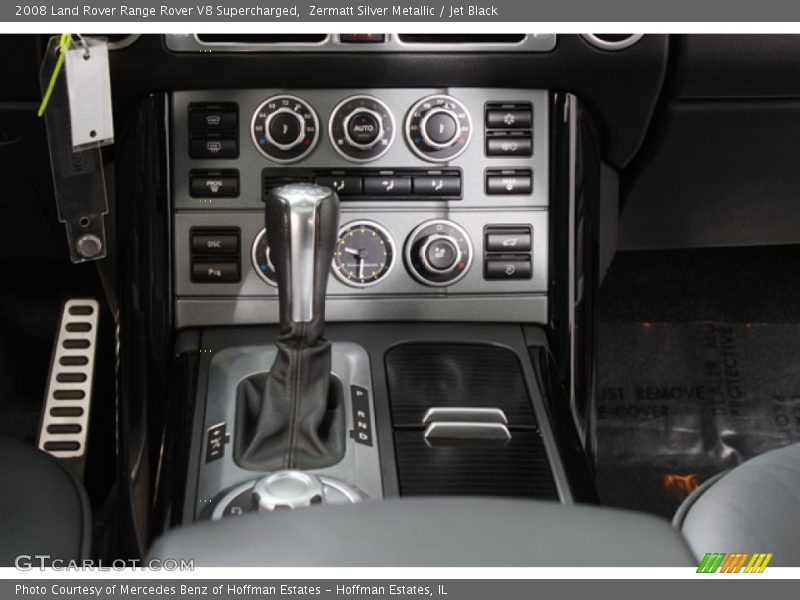 Zermatt Silver Metallic / Jet Black 2008 Land Rover Range Rover V8 Supercharged