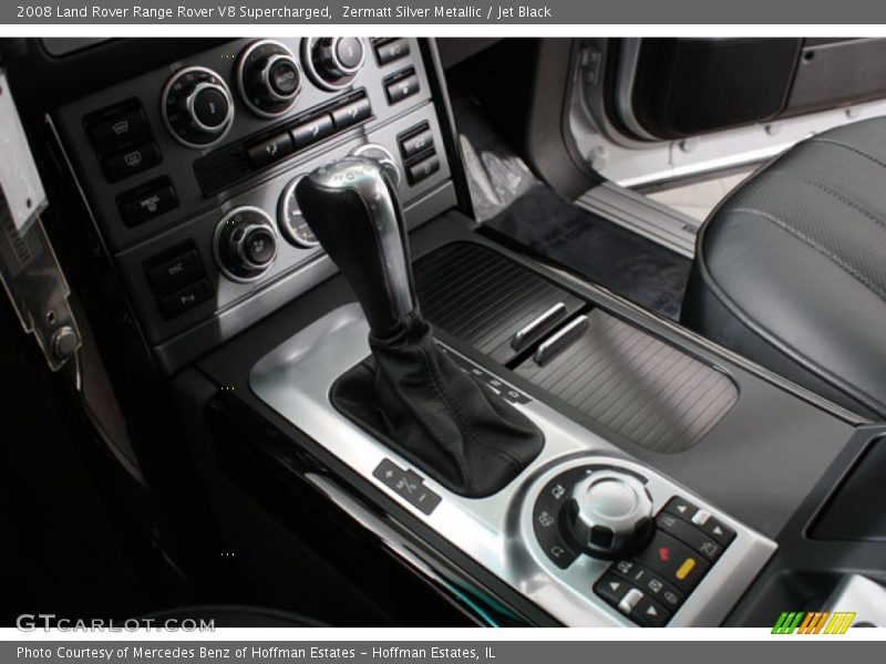 Zermatt Silver Metallic / Jet Black 2008 Land Rover Range Rover V8 Supercharged