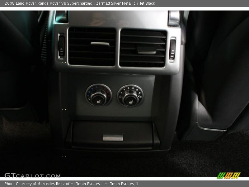 Zermatt Silver Metallic / Jet Black 2008 Land Rover Range Rover V8 Supercharged
