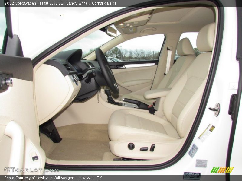 Candy White / Cornsilk Beige 2012 Volkswagen Passat 2.5L SE