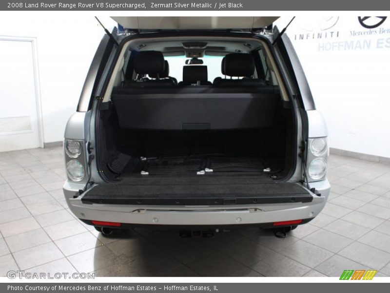 Zermatt Silver Metallic / Jet Black 2008 Land Rover Range Rover V8 Supercharged
