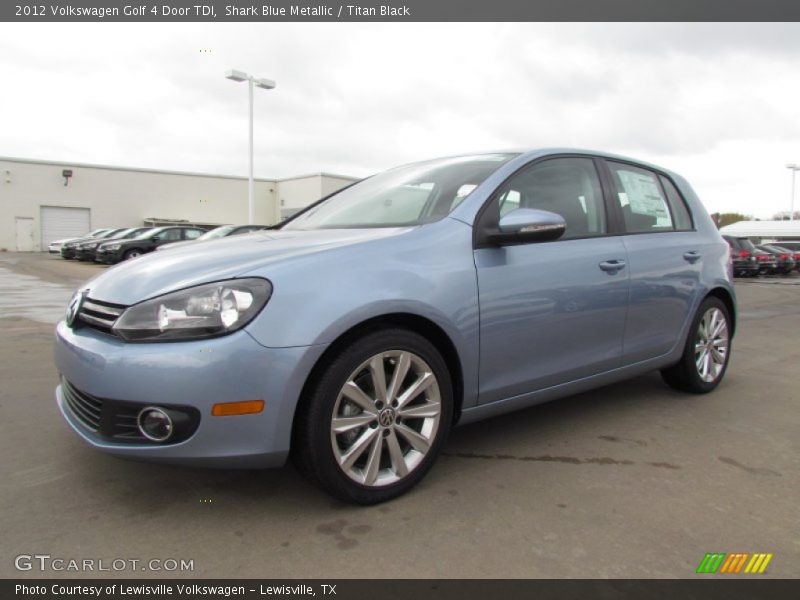 Shark Blue Metallic / Titan Black 2012 Volkswagen Golf 4 Door TDI