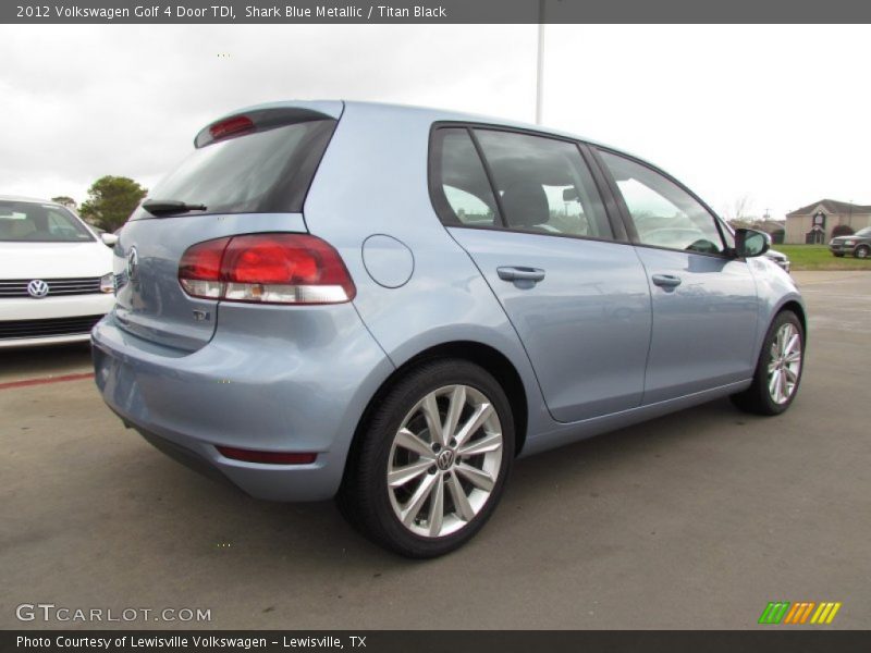 Shark Blue Metallic / Titan Black 2012 Volkswagen Golf 4 Door TDI