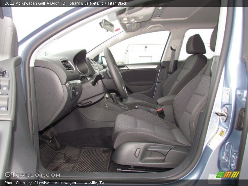 Shark Blue Metallic / Titan Black 2012 Volkswagen Golf 4 Door TDI