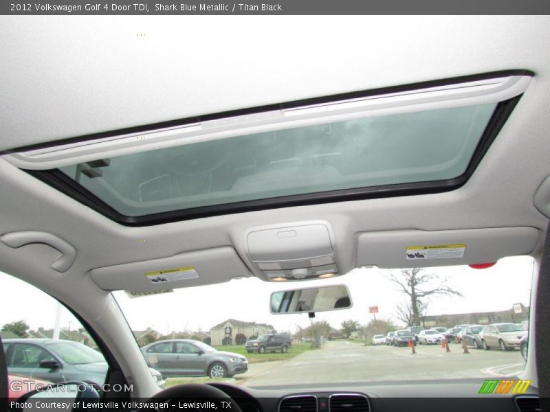 Shark Blue Metallic / Titan Black 2012 Volkswagen Golf 4 Door TDI