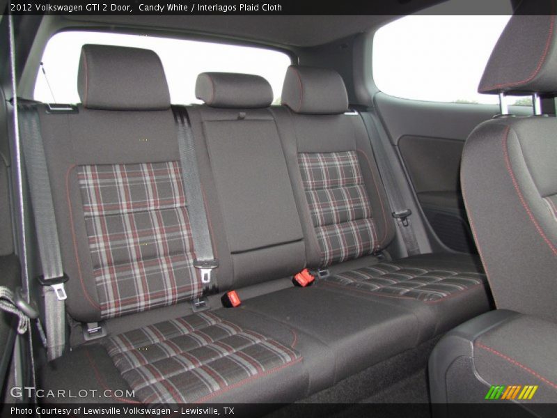 Rear Seat of 2012 GTI 2 Door