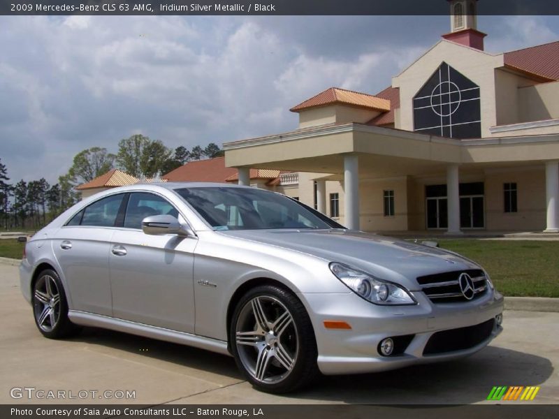 Iridium Silver Metallic / Black 2009 Mercedes-Benz CLS 63 AMG