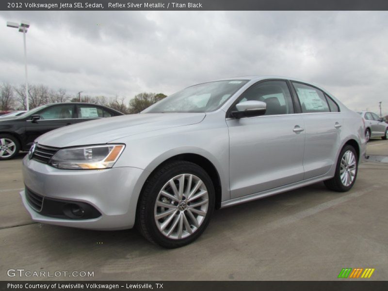 Reflex Silver Metallic / Titan Black 2012 Volkswagen Jetta SEL Sedan