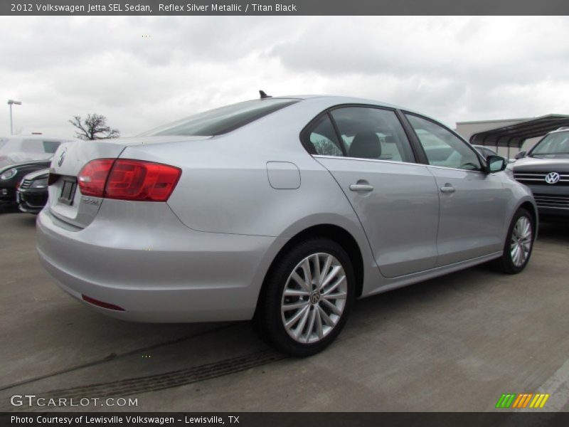 Reflex Silver Metallic / Titan Black 2012 Volkswagen Jetta SEL Sedan