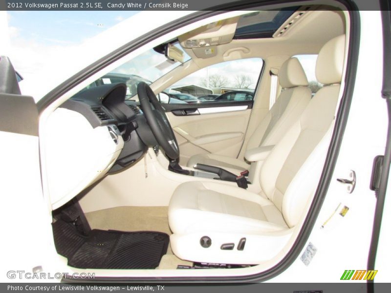 Candy White / Cornsilk Beige 2012 Volkswagen Passat 2.5L SE