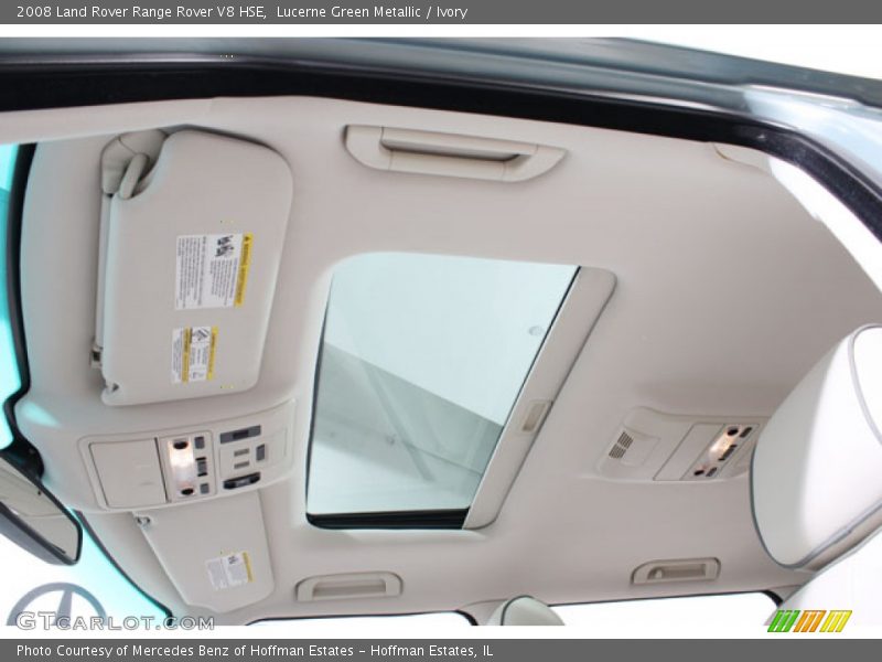 Lucerne Green Metallic / Ivory 2008 Land Rover Range Rover V8 HSE