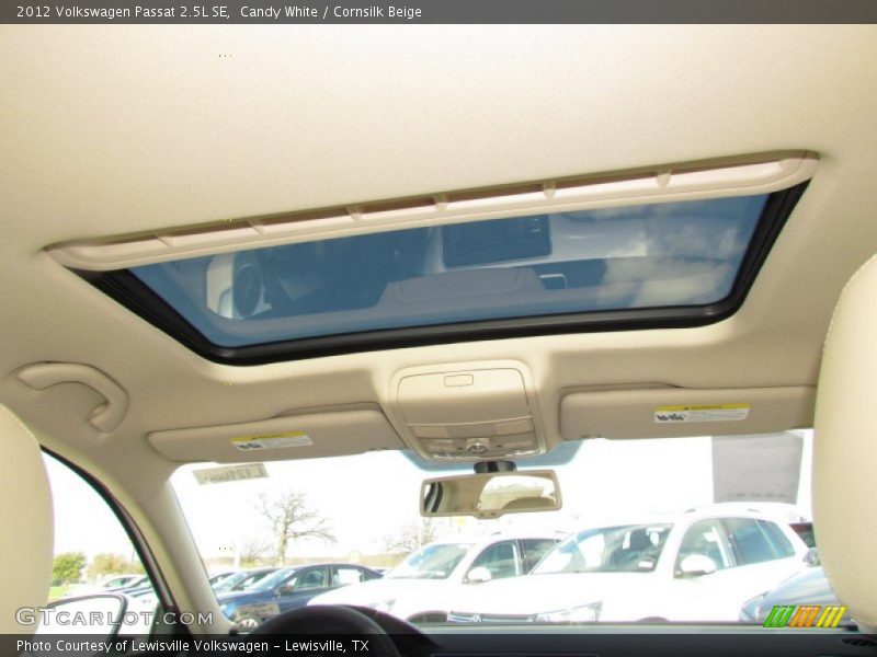 Candy White / Cornsilk Beige 2012 Volkswagen Passat 2.5L SE