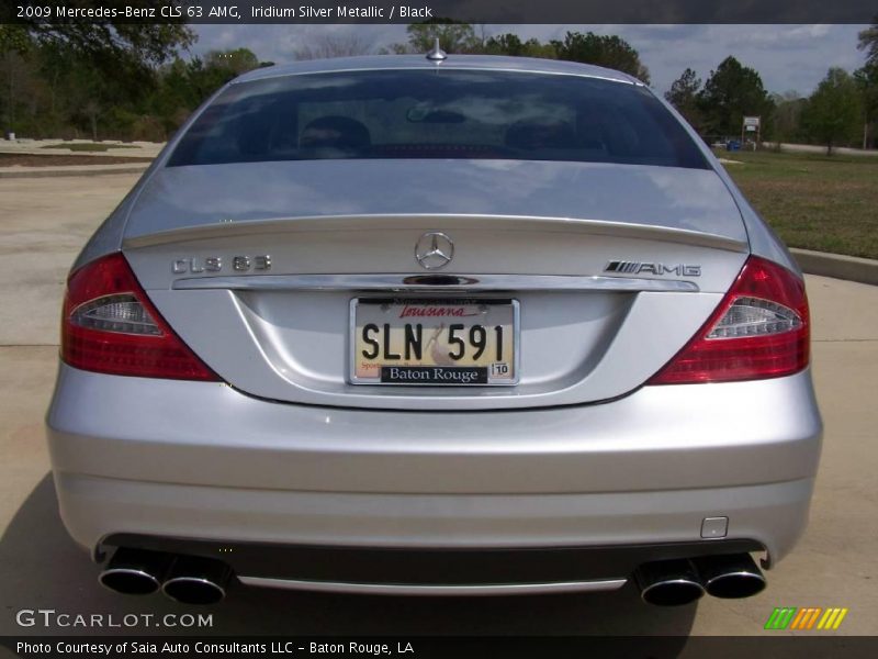 Iridium Silver Metallic / Black 2009 Mercedes-Benz CLS 63 AMG