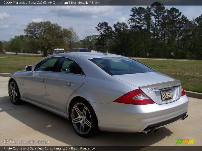 Iridium Silver Metallic / Black 2009 Mercedes-Benz CLS 63 AMG