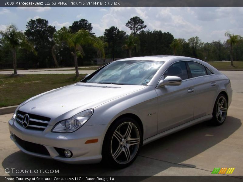 Iridium Silver Metallic / Black 2009 Mercedes-Benz CLS 63 AMG