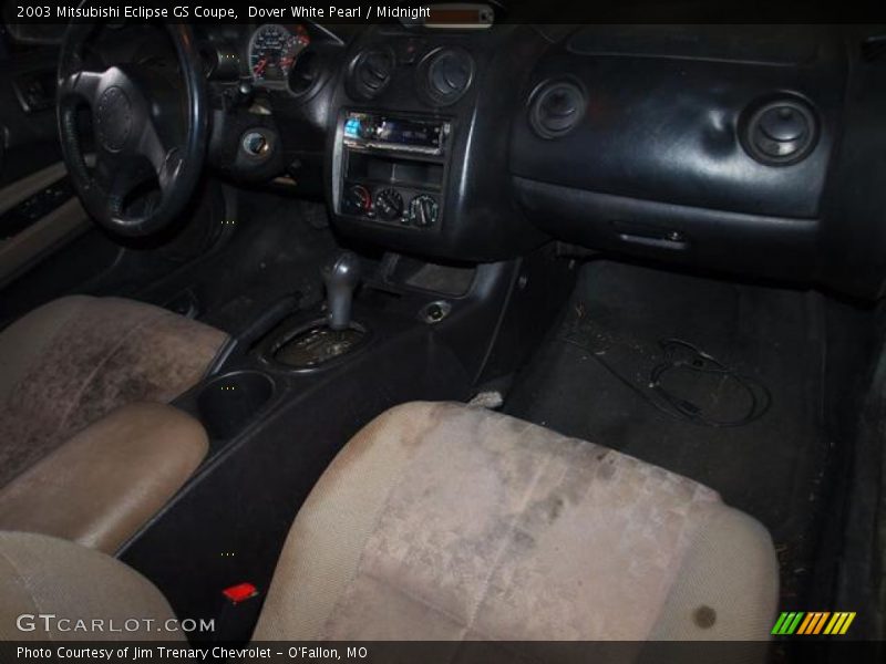 Dover White Pearl / Midnight 2003 Mitsubishi Eclipse GS Coupe