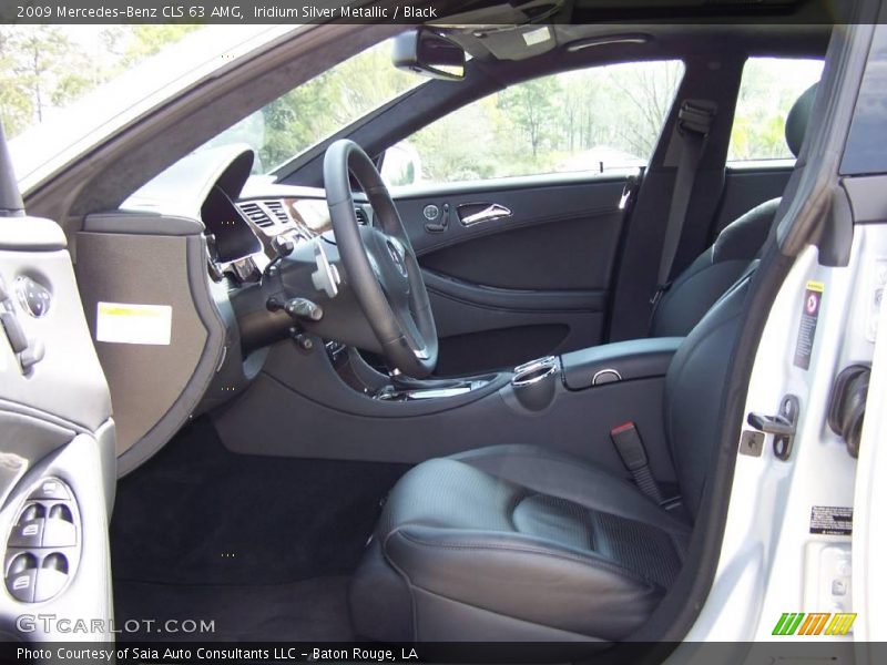 Iridium Silver Metallic / Black 2009 Mercedes-Benz CLS 63 AMG