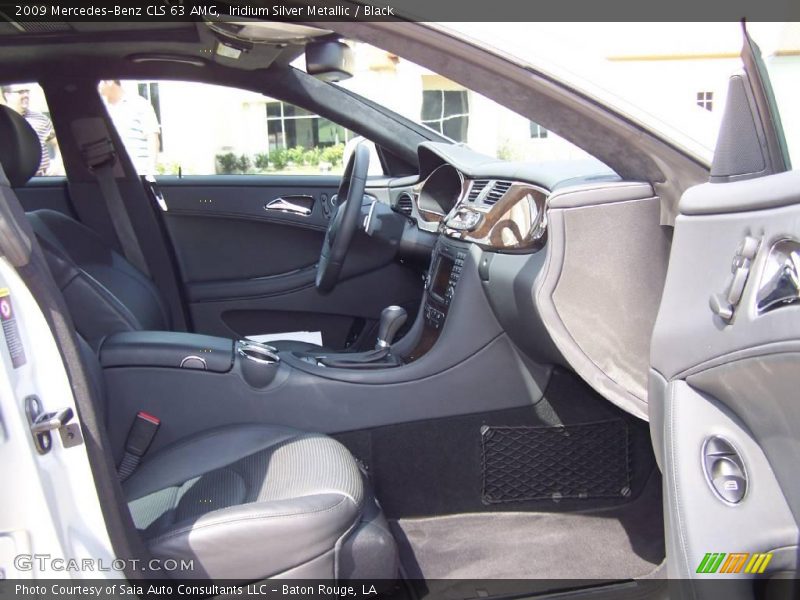 Iridium Silver Metallic / Black 2009 Mercedes-Benz CLS 63 AMG
