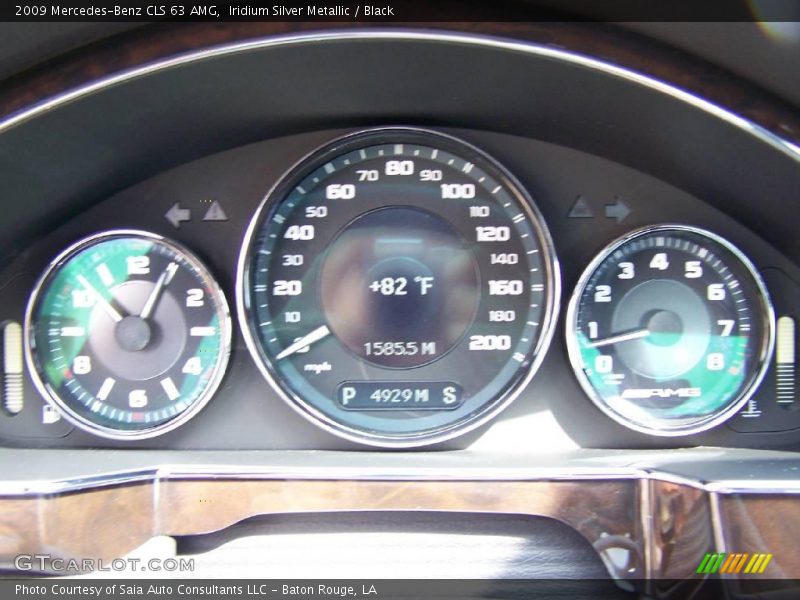 Iridium Silver Metallic / Black 2009 Mercedes-Benz CLS 63 AMG