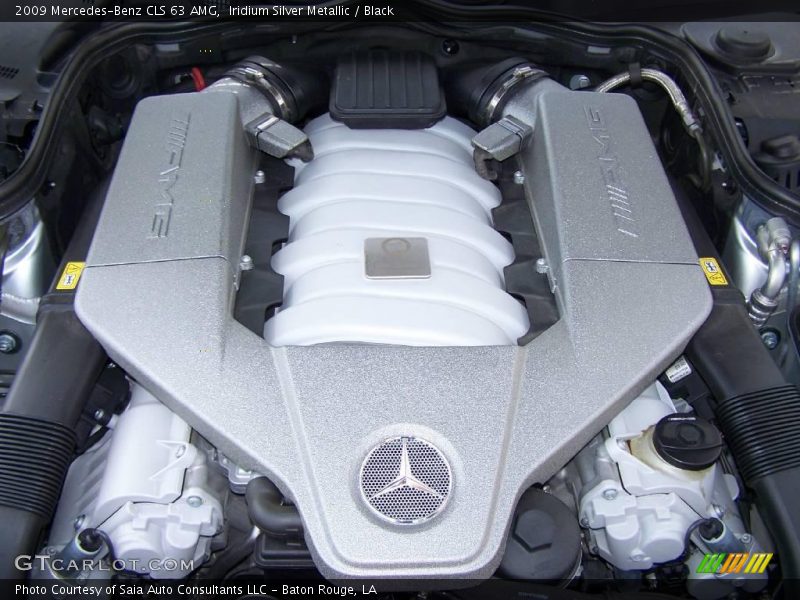 Iridium Silver Metallic / Black 2009 Mercedes-Benz CLS 63 AMG