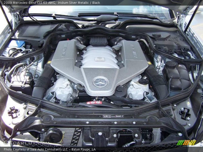 Iridium Silver Metallic / Black 2009 Mercedes-Benz CLS 63 AMG