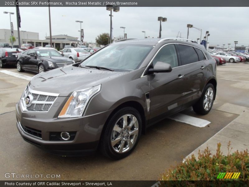 Mocha Steel Metallic / Shale/Brownstone 2012 Cadillac SRX Performance