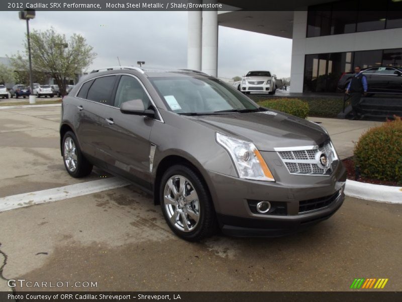 Mocha Steel Metallic / Shale/Brownstone 2012 Cadillac SRX Performance