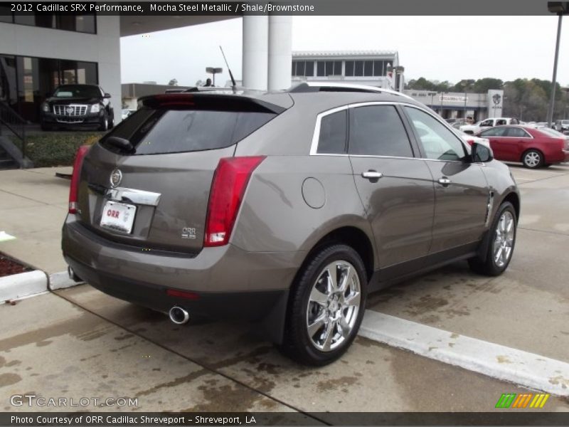 Mocha Steel Metallic / Shale/Brownstone 2012 Cadillac SRX Performance