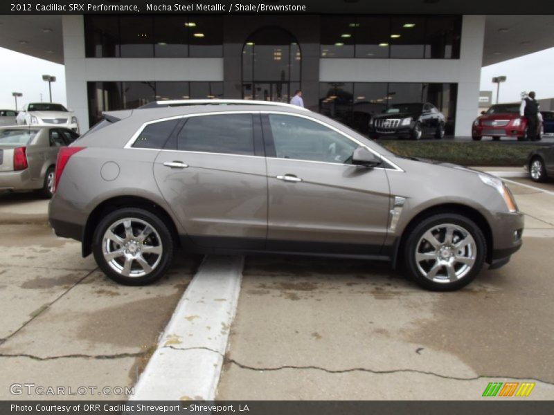 Mocha Steel Metallic / Shale/Brownstone 2012 Cadillac SRX Performance