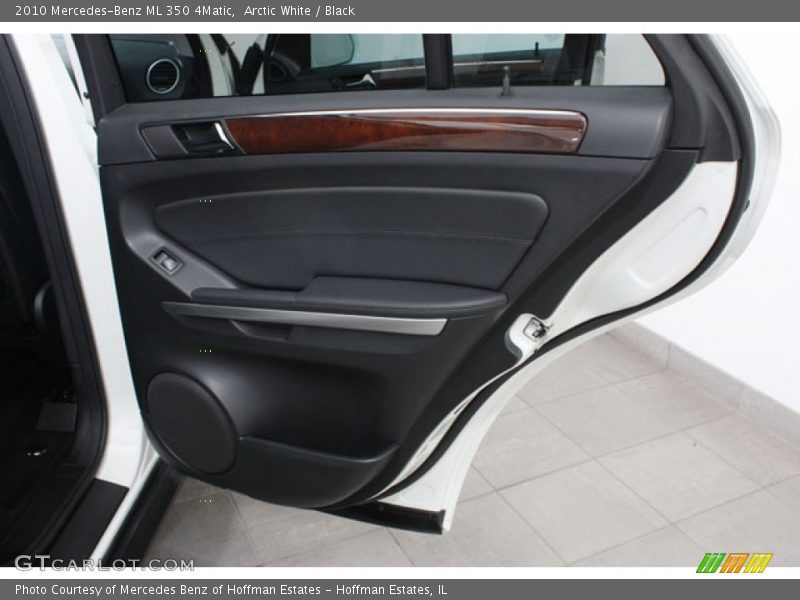 Arctic White / Black 2010 Mercedes-Benz ML 350 4Matic