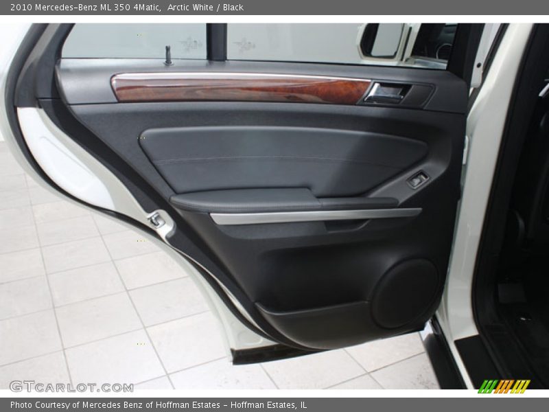 Arctic White / Black 2010 Mercedes-Benz ML 350 4Matic