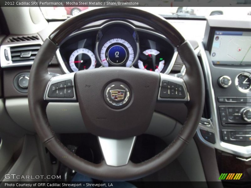 Mocha Steel Metallic / Shale/Brownstone 2012 Cadillac SRX Performance