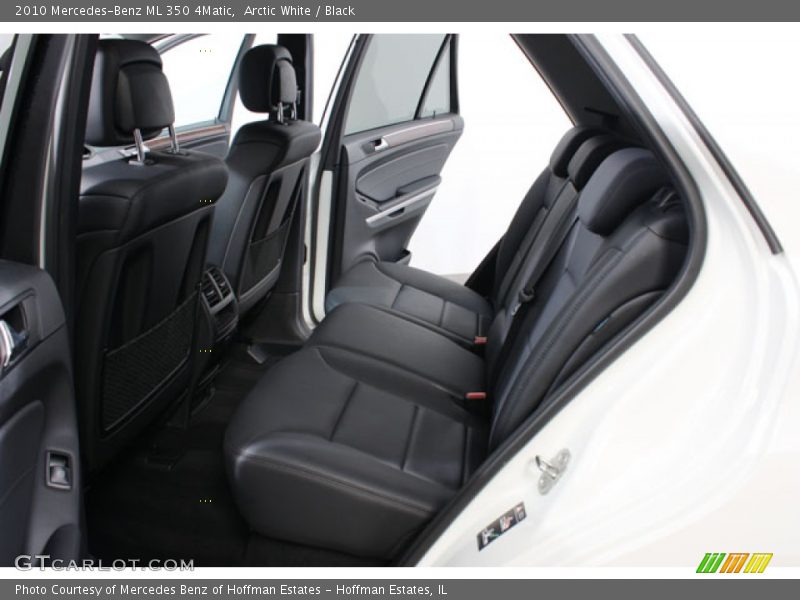 Arctic White / Black 2010 Mercedes-Benz ML 350 4Matic