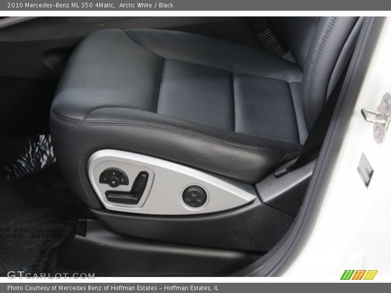 Arctic White / Black 2010 Mercedes-Benz ML 350 4Matic