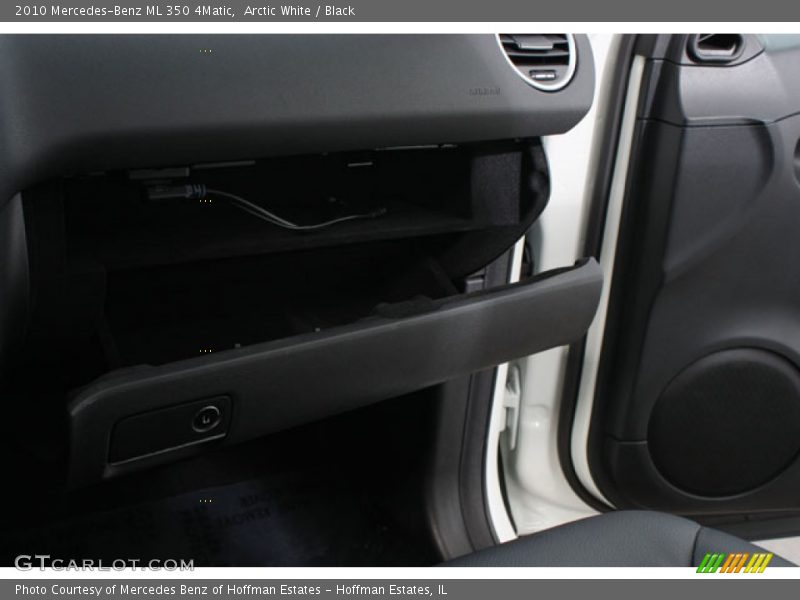 Arctic White / Black 2010 Mercedes-Benz ML 350 4Matic