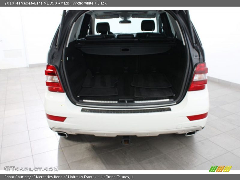 Arctic White / Black 2010 Mercedes-Benz ML 350 4Matic