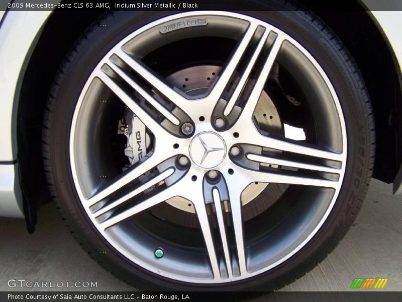 Iridium Silver Metallic / Black 2009 Mercedes-Benz CLS 63 AMG