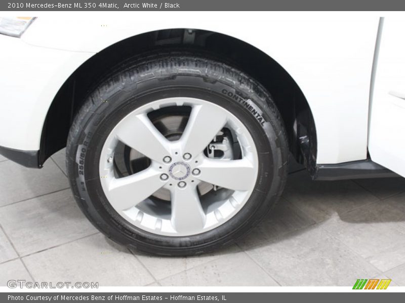 Arctic White / Black 2010 Mercedes-Benz ML 350 4Matic