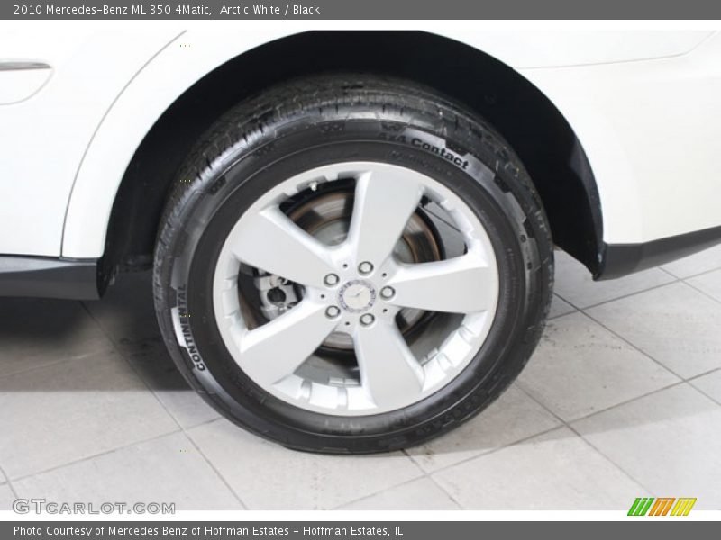 Arctic White / Black 2010 Mercedes-Benz ML 350 4Matic