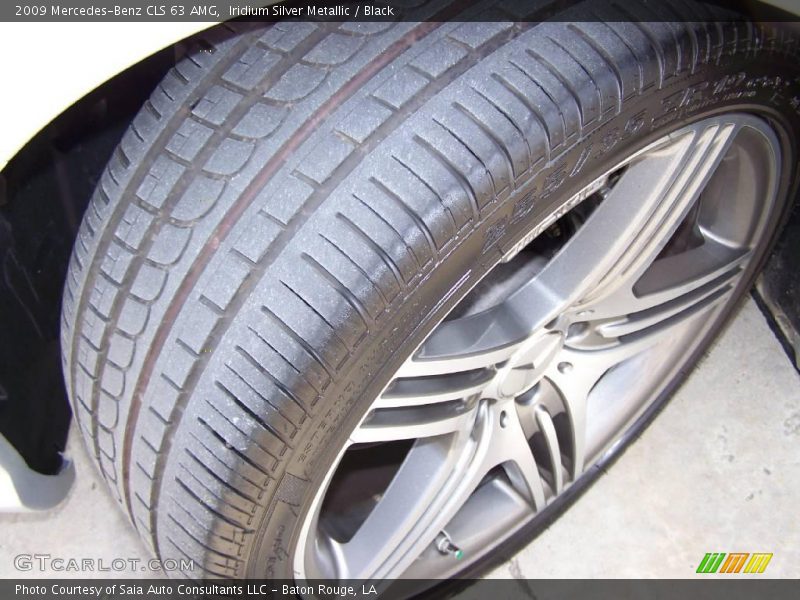Iridium Silver Metallic / Black 2009 Mercedes-Benz CLS 63 AMG
