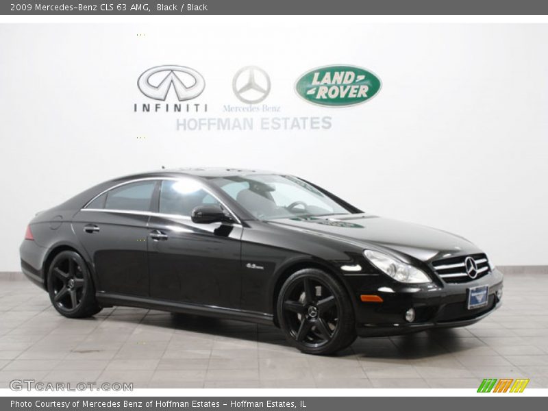 Black / Black 2009 Mercedes-Benz CLS 63 AMG