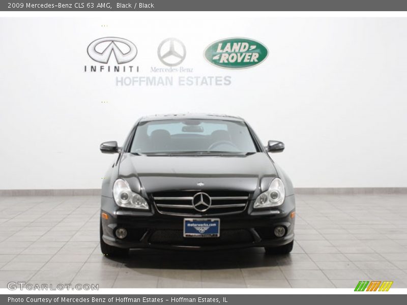 Black / Black 2009 Mercedes-Benz CLS 63 AMG