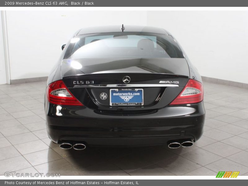 Black / Black 2009 Mercedes-Benz CLS 63 AMG