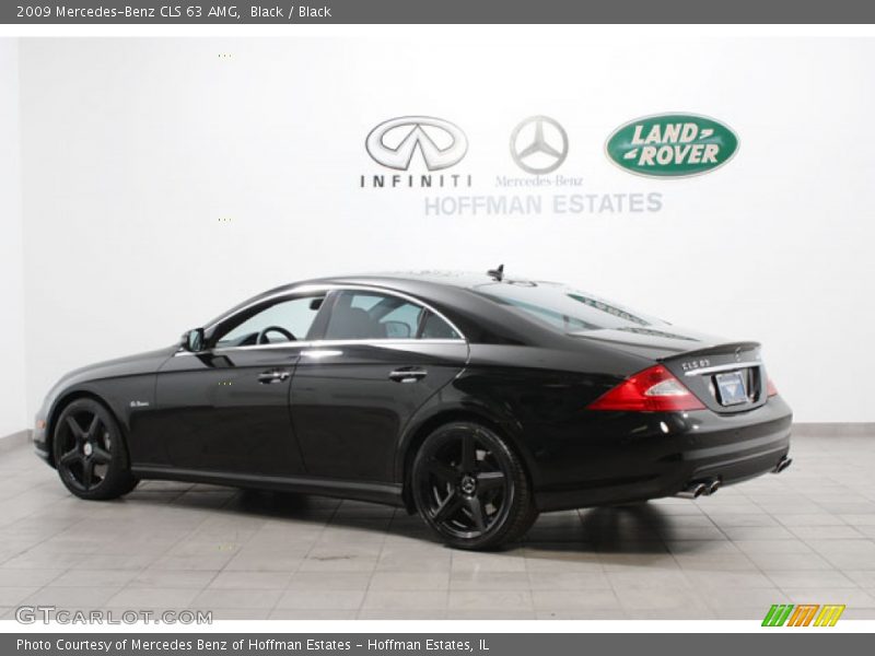 Black / Black 2009 Mercedes-Benz CLS 63 AMG