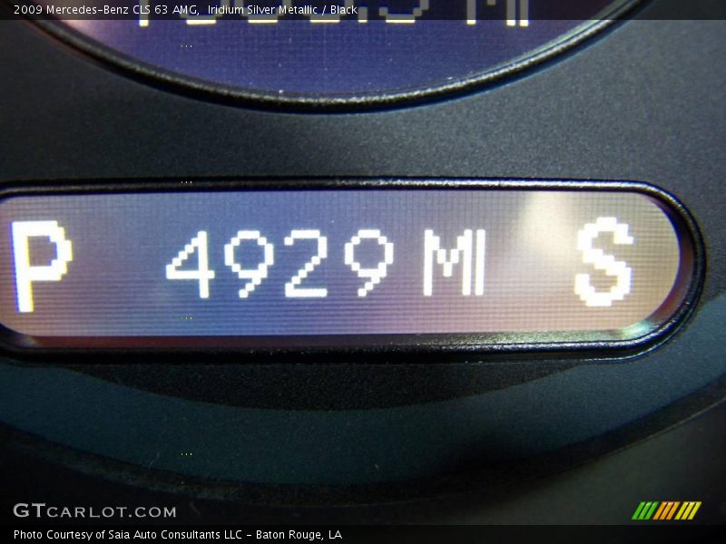 Iridium Silver Metallic / Black 2009 Mercedes-Benz CLS 63 AMG