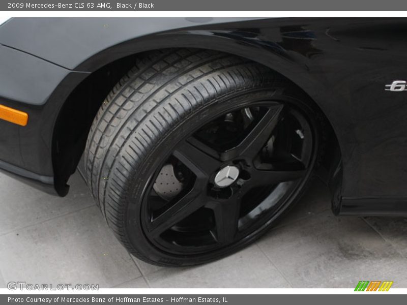 Black / Black 2009 Mercedes-Benz CLS 63 AMG