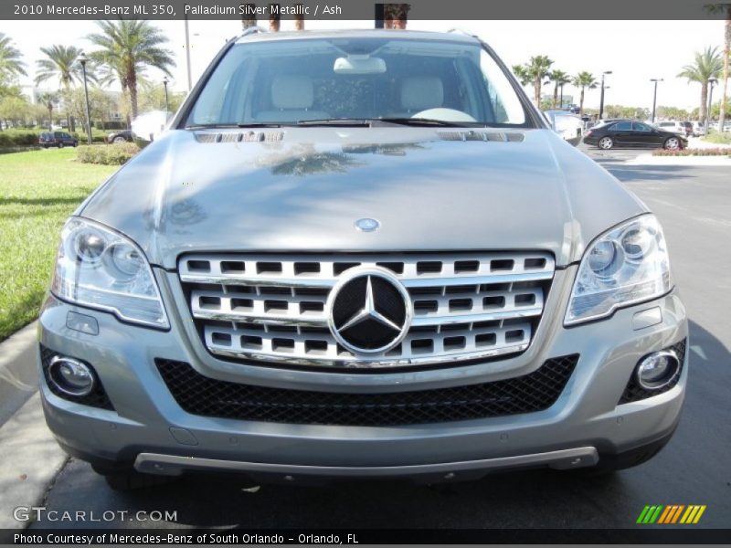 Palladium Silver Metallic / Ash 2010 Mercedes-Benz ML 350